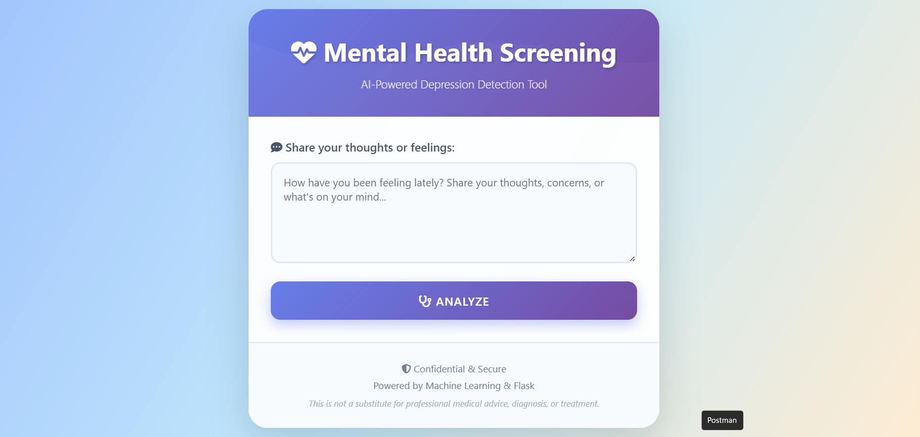 Mental Health Screening